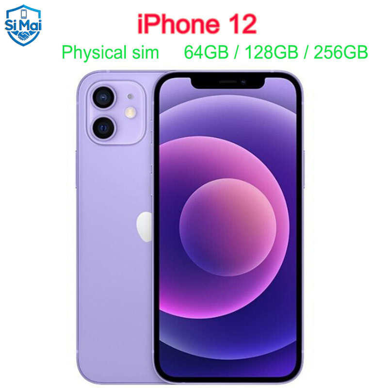 Apple iPhone 12 スマートフォン 6.1 インチ オリジナル ロック解除済み携帯電話 デュアル Sim カード スロット