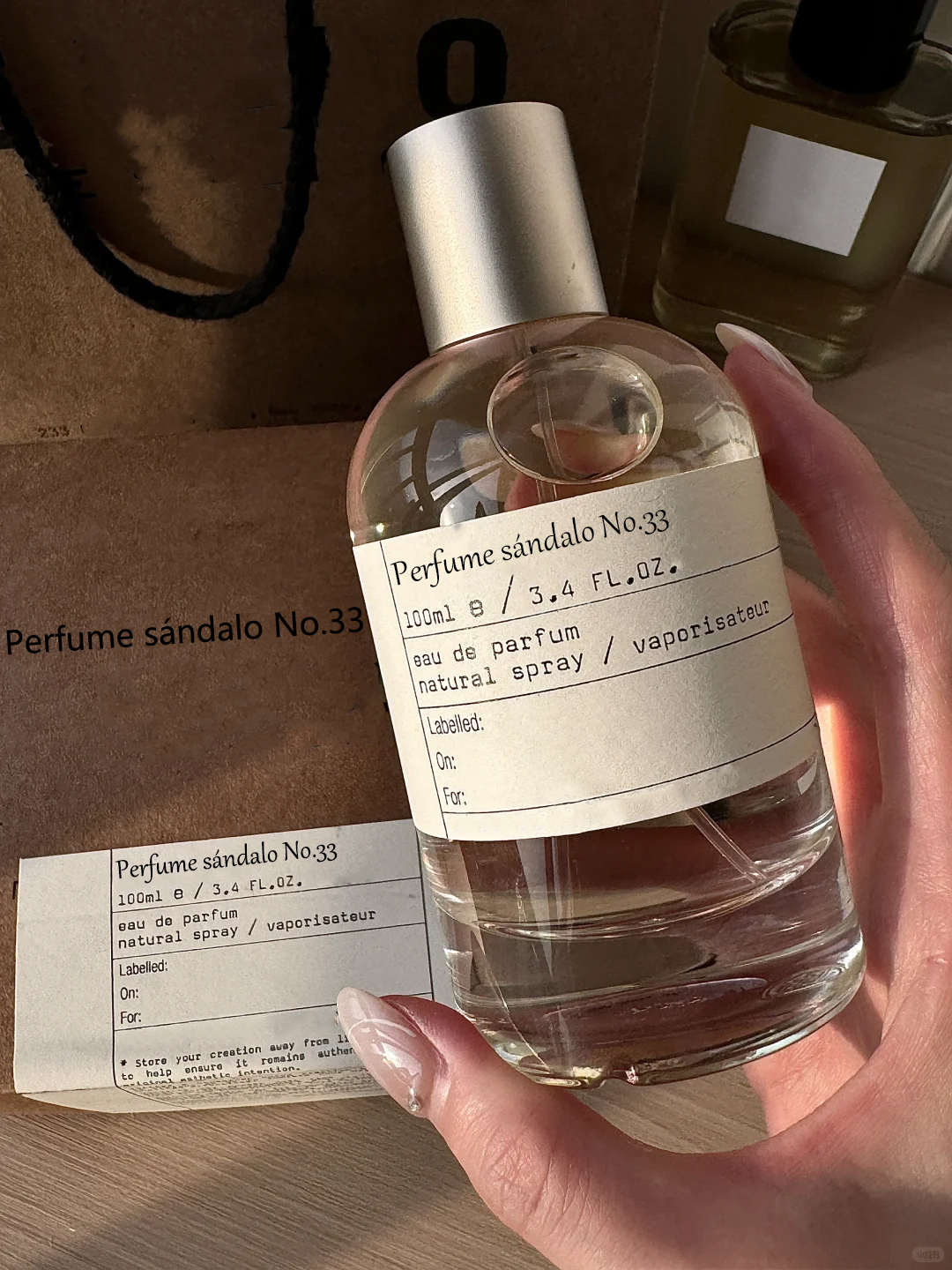 SANT33、香水スプレー - ニューヨークの象徴的な香り カルト フレグランス ユニセックス オードパルファム 50ml 1.7oz