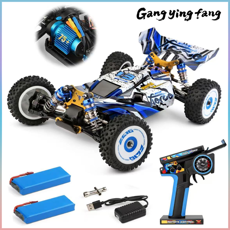 1/12 124017 Wltoys-V8 2.4 グラムレーシング RC カー 4WD ブラシレスモーター 75 キロ/h 高速リモコンオフロードドリフトおもちゃ Aduit 用