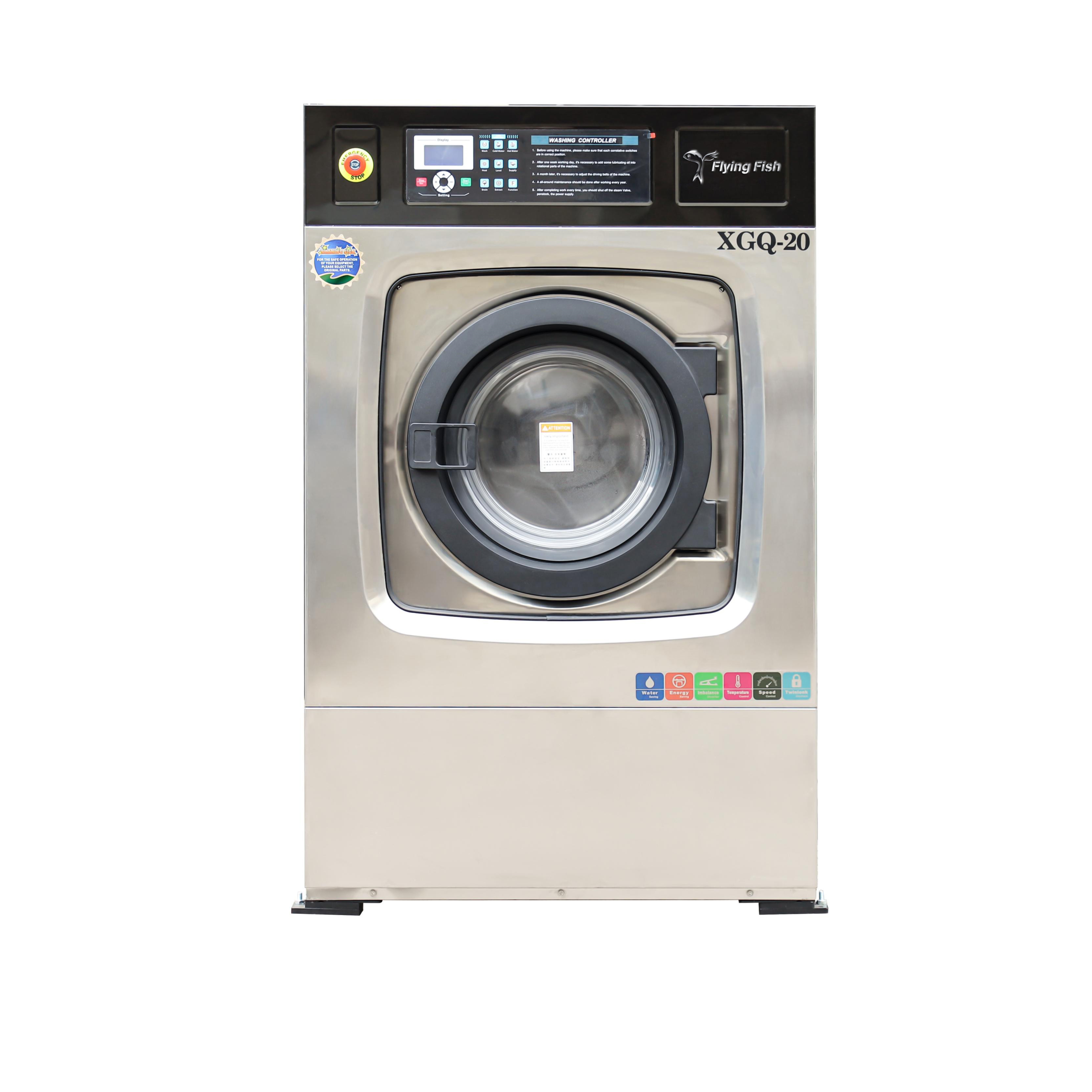 Hot Selling New 10KG 20KG 25KG Industrial and Commercial Electric Washing Machine with Dryer for Laundry