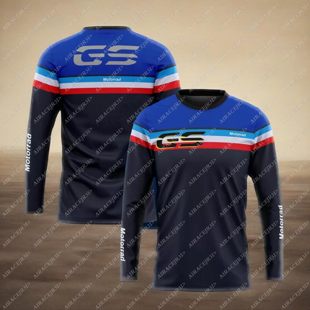BMW Motorrad R1250GS/R1200GS/F850GS/F750GS/長袖 Tシャツツーリングオートバイレーシングアドベンチャー色褪せない抗 UV ジャージ