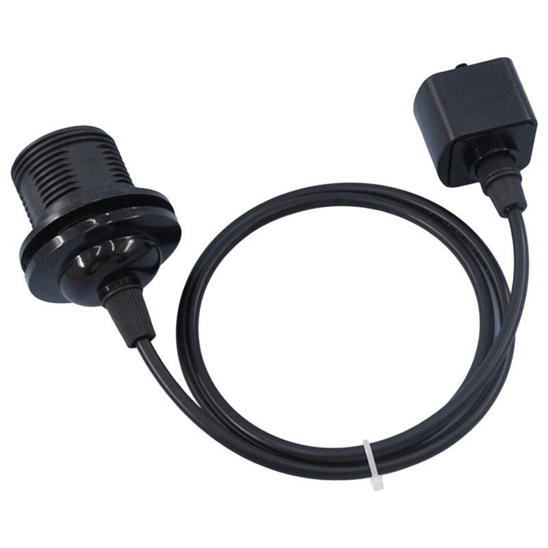 AB66-E27 ランプホルダートラックライトレール吊りランプキッチン照明ロフトダイニングルームランプ LED 電球ワイヤーペンダントランプ