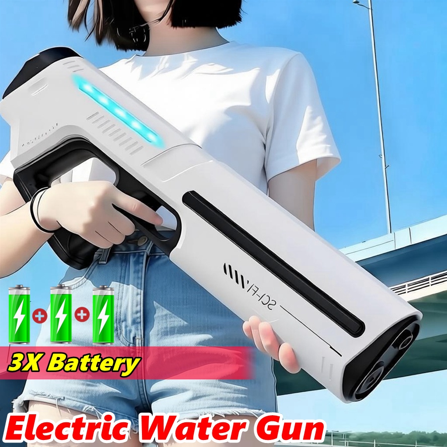全自動電気水貯蔵銃大人のための強力な噴出大容量夏の屋外ゲームウォーターブラスターおもちゃ