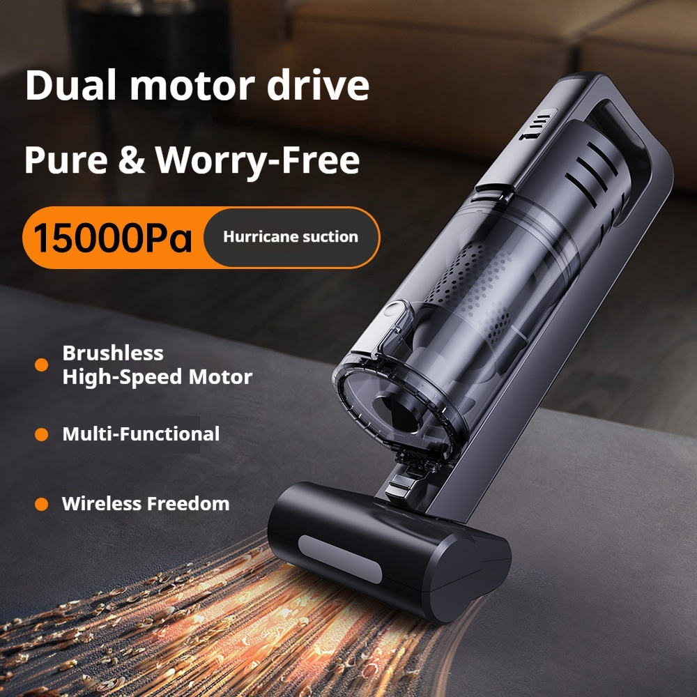 車のハンドヘルド掃除機ブラシレスデュアルモーター 15000Pa ワイヤレス 6000mAh 4 速度調整可能な多機能車家庭用