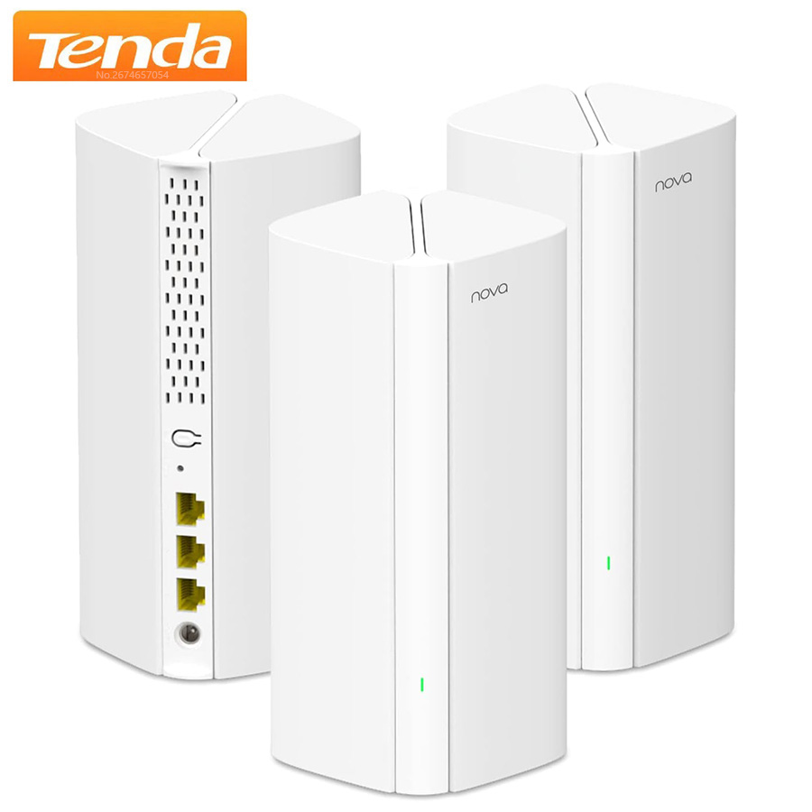 Tenda AX3000 WiFi6 メッシュ システム EM/MX12 ワイヤレス ルーター Wi-Fi6 メッシュ WiFi ルーター (最大 7000 平方フィート) Wifi レンジエクステンダー WIFI 6 メッシュ