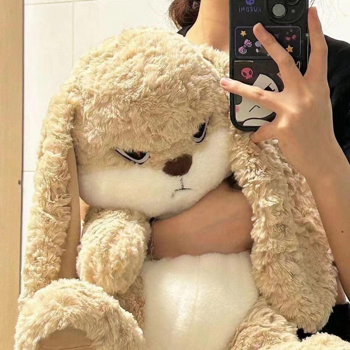 大サイズ怒っているウサギぬいぐるみかわいい動物ぬいぐるみ人形かわいいぬいぐるみぬいぐるみモデルルームの装飾誕生日プレゼント