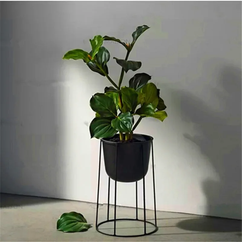 光高級植物スタンド家の装飾クリエイティブ金属植木鉢ブラケット錬鉄製フラワースタンドスタイリッシュなラック