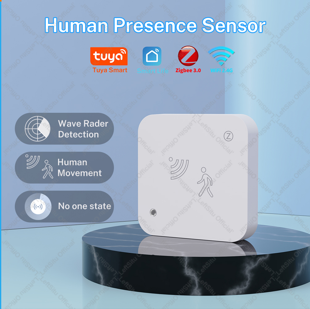 Tuya Zigbee WiFi 24 グラムミリ波レーダー探知機人間存在センサーアプリ制御スマートホームセキュリティプロテクター