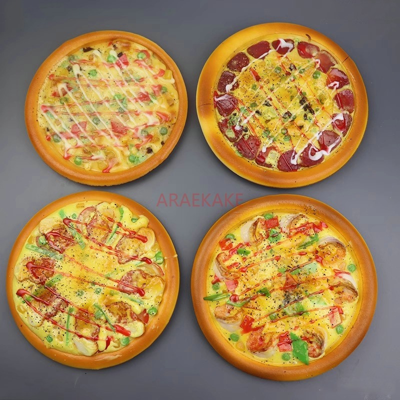 プレミアム人工ピザ 1 個 - パン、食品、フルーツ、野菜、チーズ、カフェ