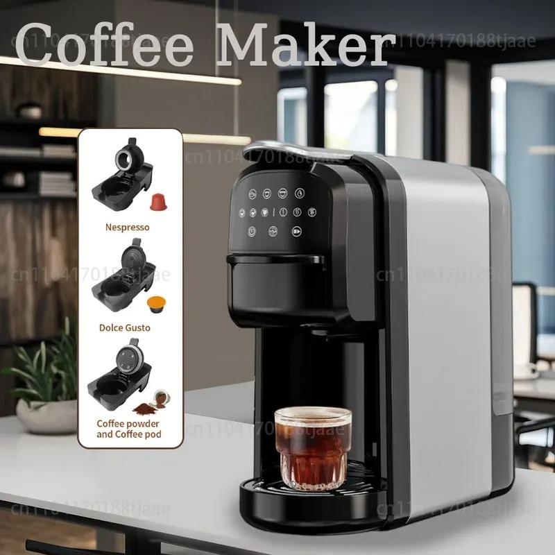 ヨーロッパのポンプ圧力カプセルコーヒーマシン 3in1 電気抽出コーヒーポット家庭用小型イタリアカプセル