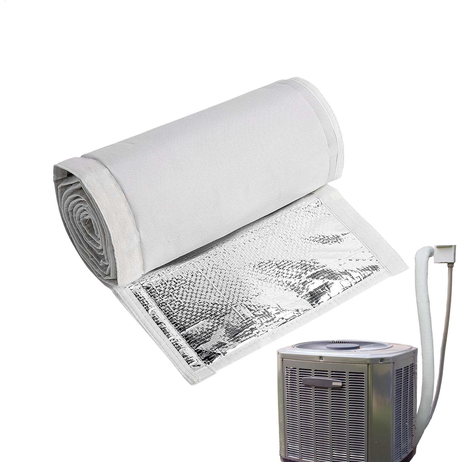 パイプ断熱スリーブエアコンラインカバー 72x10.2 インチ 3 層 UV 保護防水 HVAC 銅管凍結ガード