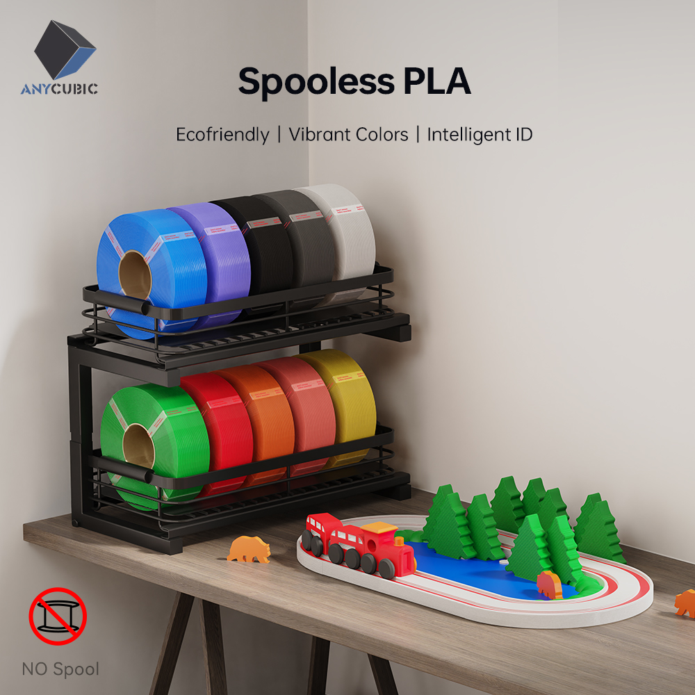 ANYCUBIC 10 キロ詰め替え PLA フィラメント 3D プリンタ 1.75 ミリメートルスプーレスプラスチックゴムフィラメント材料 FDM 3D プリンタ用 Kobra 3 S1C