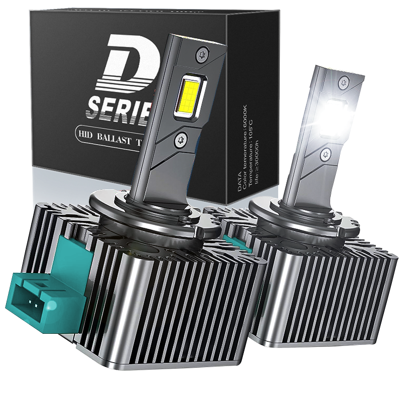 D シリーズ D1S D3S LED 車のヘッドライト電球 D2R D2S D4R D4S D5S D8S ターボライト 6000K 70 ワットオートランププラグ