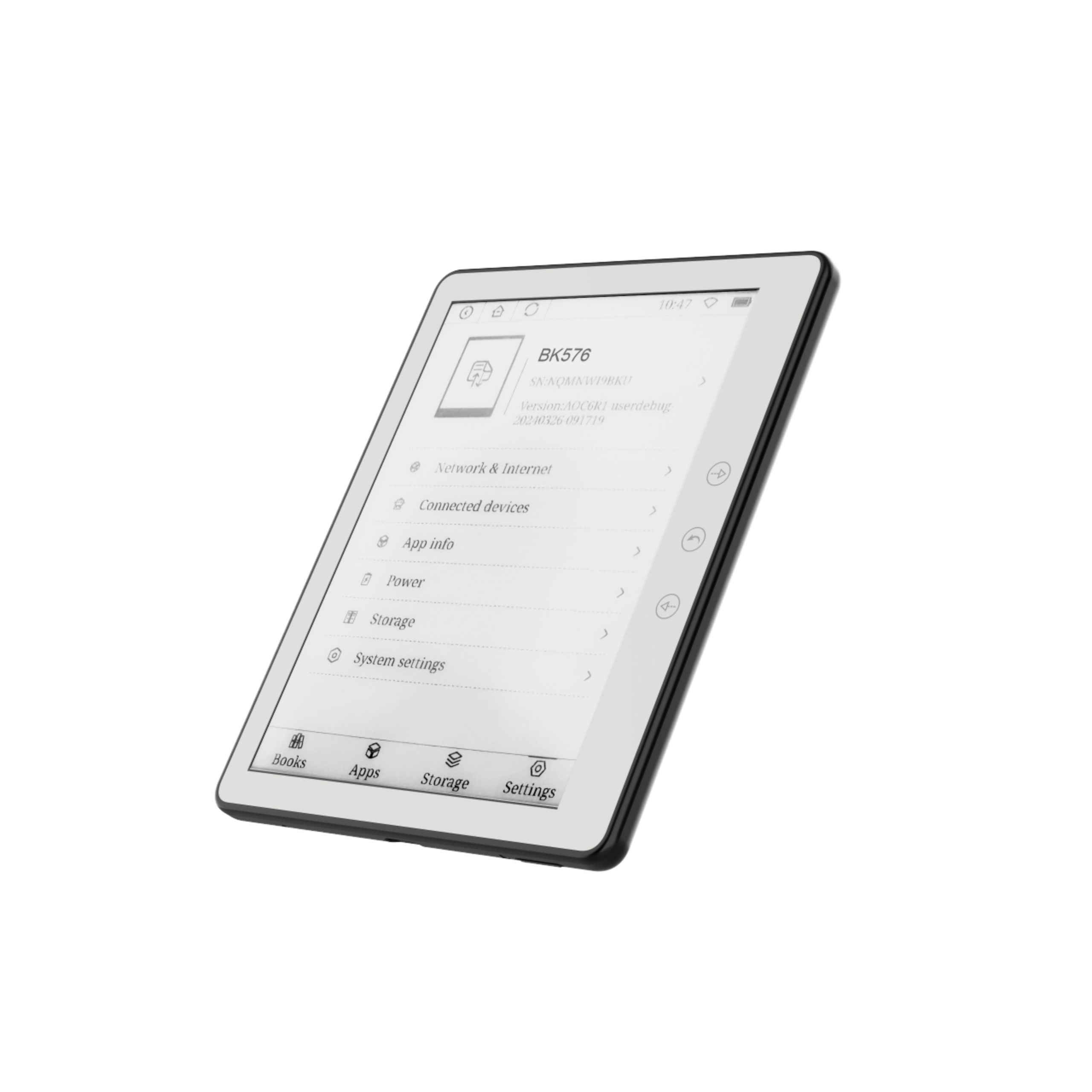 5.76 インチ電子ブック リーダー Android WiFi 持ち運びが簡単 卸売価格 920x680 解像度 E-INK ディスプレイ スペイン語サポート イスラム教徒向け