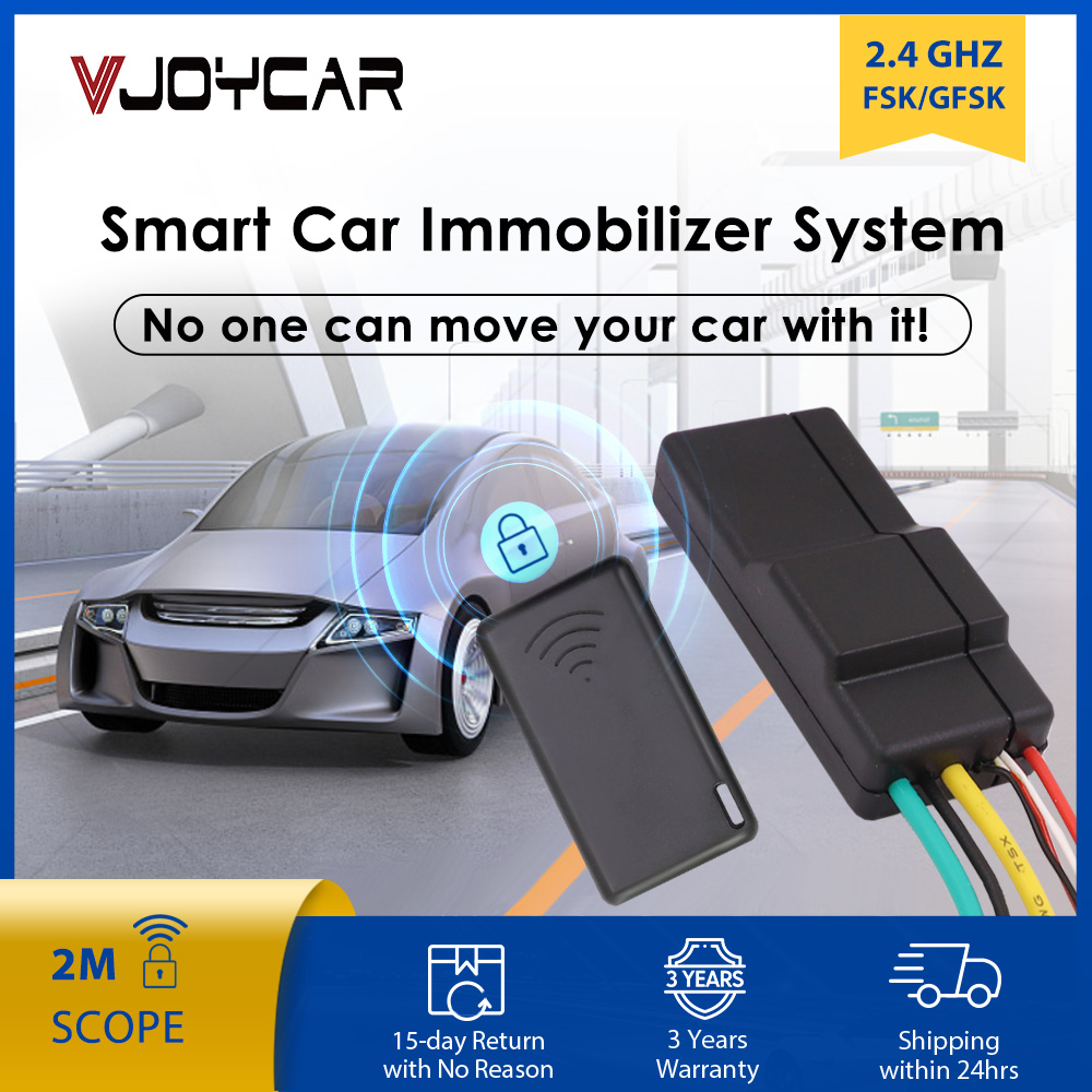 2.4GHz RFID 車イモビライザーワイヤレスエンジンロック盗難警報システムハイジャック防止インテリジェント回路カットオフ自動ロック解除