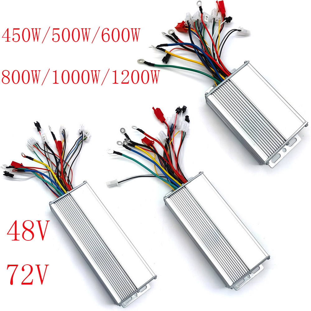 電動自転車ブラシレス DC モーターコントローラー DC 電動モーターコントローラー E-スクーター部分 48V 72V 450 ワット/500 ワット/600 ワット/800 ワット/1000 ワット/1200 ワット