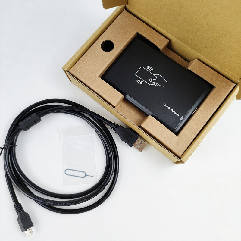 860-960Mhz デスクトップ UHF RFID リーダー ライター、ミニ USB インターフェイス UHF リーダー付きデモ SDK を提供