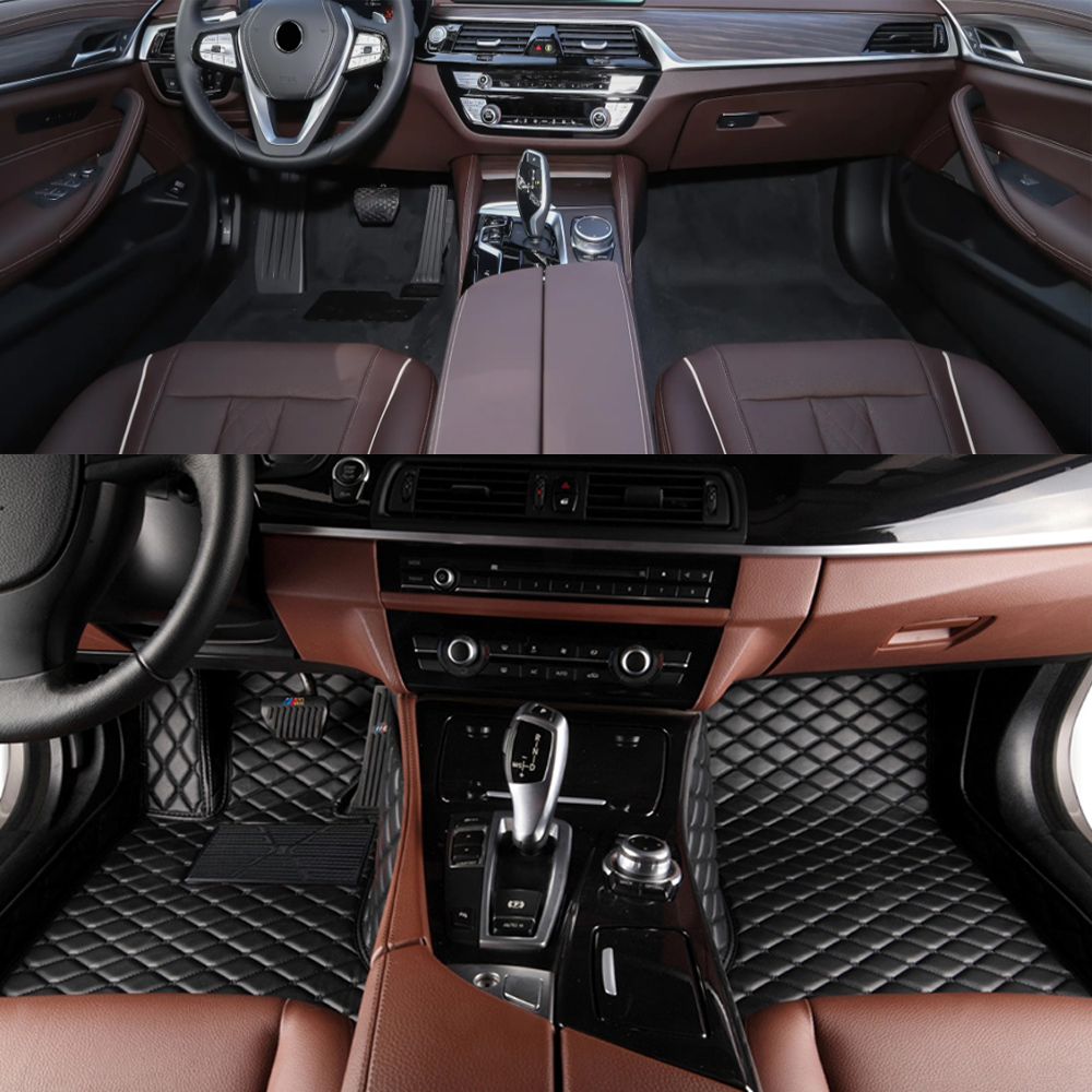 フルカバー車のフロアマット BMW 7 シリーズ G70 F01 2008-2015 F02 ロング G11 G12 ロングインテリア詳細カーアクセサリー