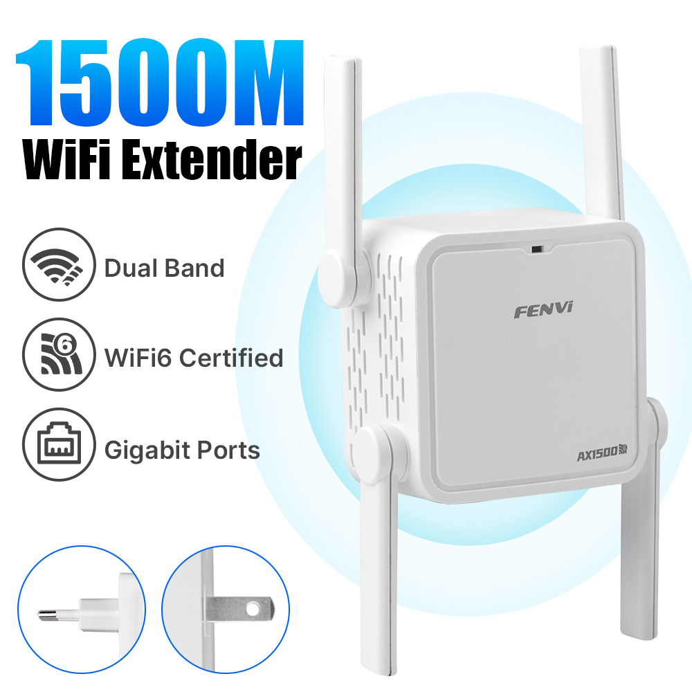 FENVI WIFI6 AX1500 WiFi リピーター デュアル バンド 2.4G