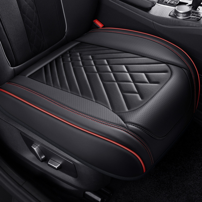 新しいカーシートカバー高級 Pu レザーカーシートノンスリップ防水クッションユニバーサルカーシートプロテクター自動車アクセサリー