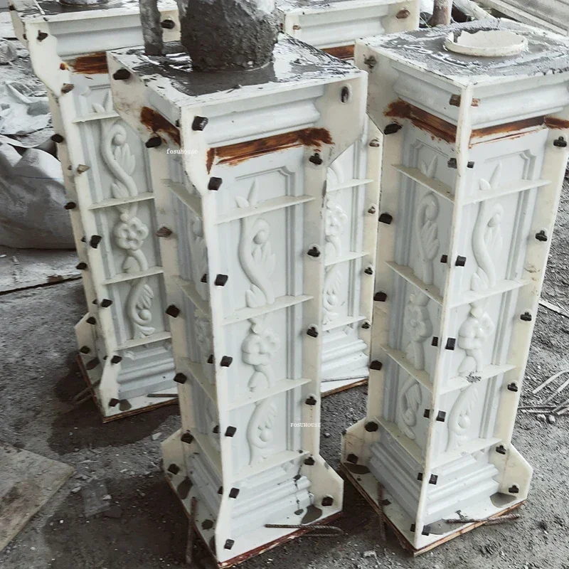 モダンなバルコニースペーサー柱クリエイティブローマ柱手すりガードレール金型プラスチックセメント角柱庭の建物 J