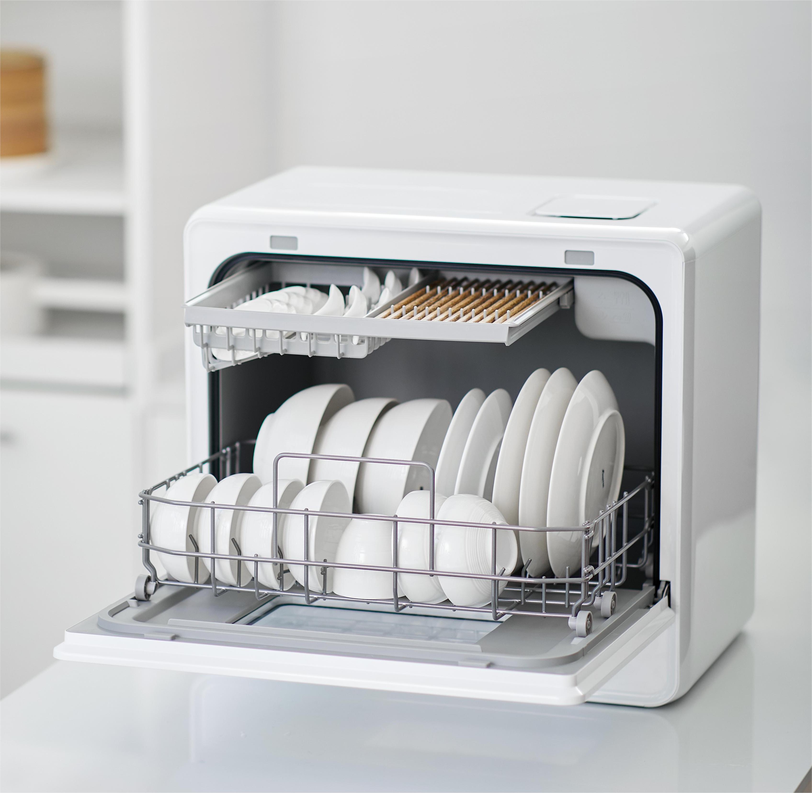 ポータブルスマート電子家庭用テーブルカウンタートップ食器洗い機