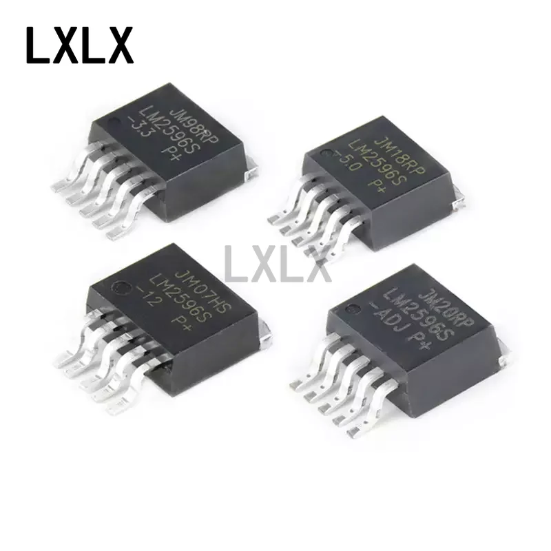 10-50 個 LM2596S-5.0 LM2596S-ADJ LM2596S-3.3 LM2596S-12 LM2596S LM2596 2596 TO-263 2596S レギュレータ降圧 IC