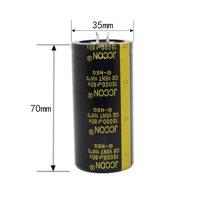 20PCS-2PCS 80V15000UF 15000UF 80V 新しいオリジナル高周波クリスタル電解コンデンサボリューム: 35X70MM