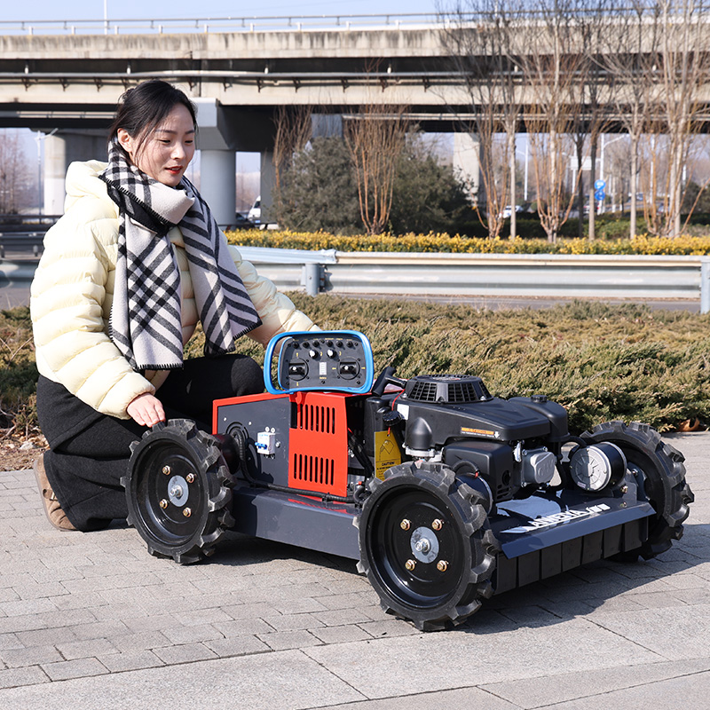 カスタマイズされた工場 500 ミリメートルディーゼルクローラーゼロターンリモートコントロール芝生フレイルモア、ファーム芝刈り機用