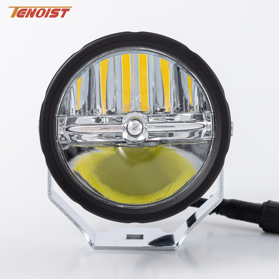 超高輝度 3.5 インチ白黄色高ロービーム LED ワークヘッドフォグランプ自動車 SUV トラックオフロード ATV 12 V 24 V