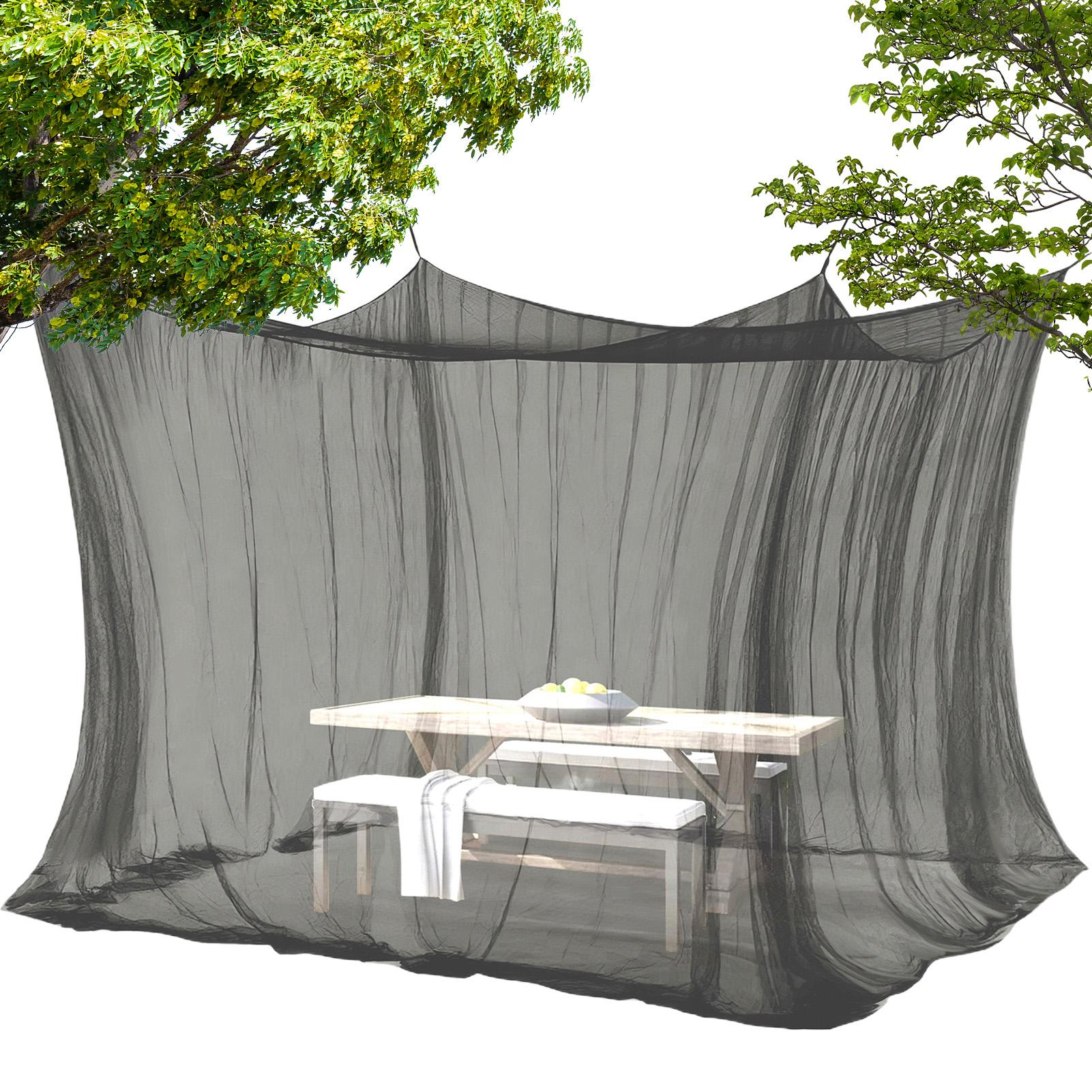 300x300x250cm 屋外蚊帳通気性メッシュスタンドなしキャンプ昆虫ネットホームパティオ釣り旅行蚊プロテクター