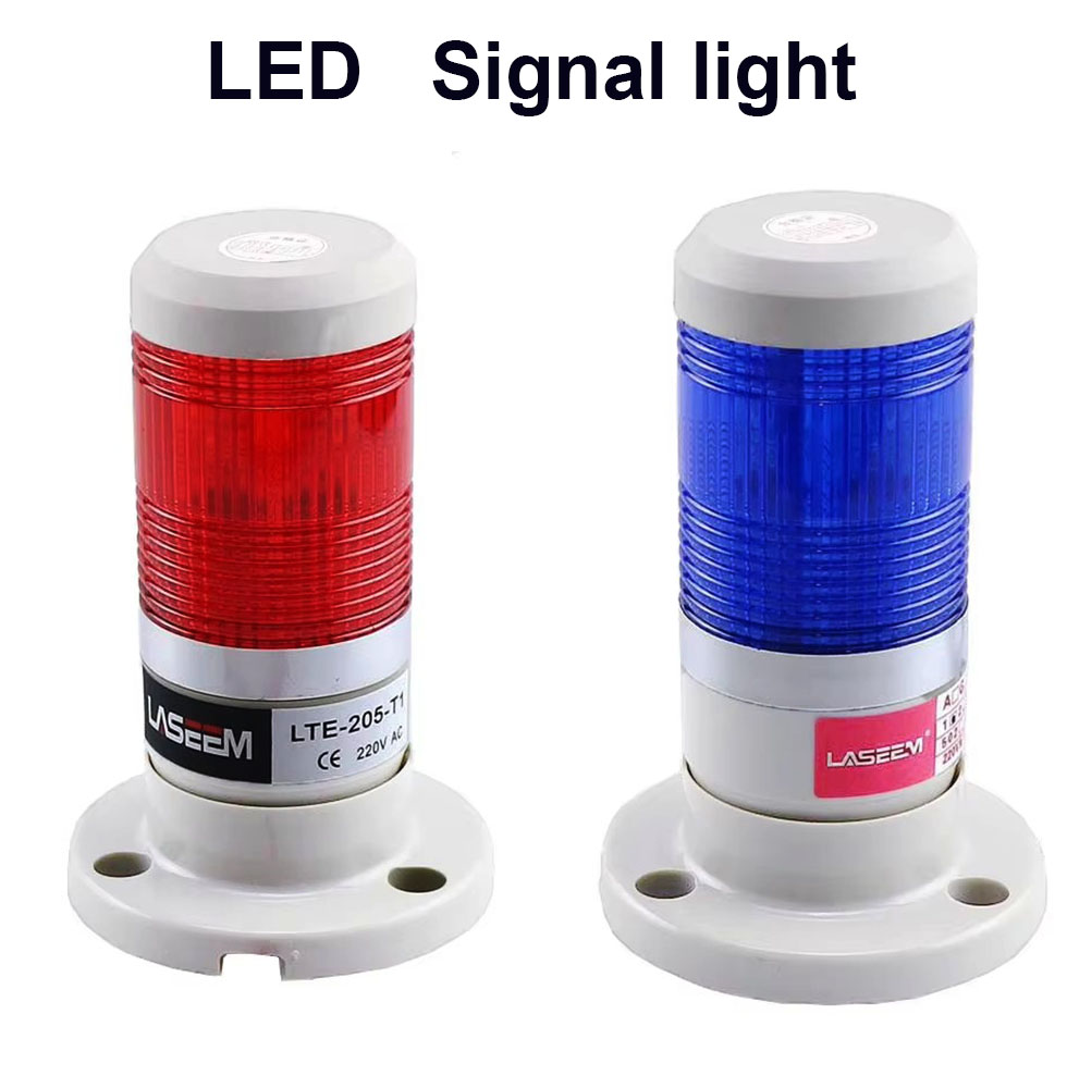 LED 工業用赤黄青緑シグナルタワー警告ランプスタックライト警報装置 12V 24V 110V 220V