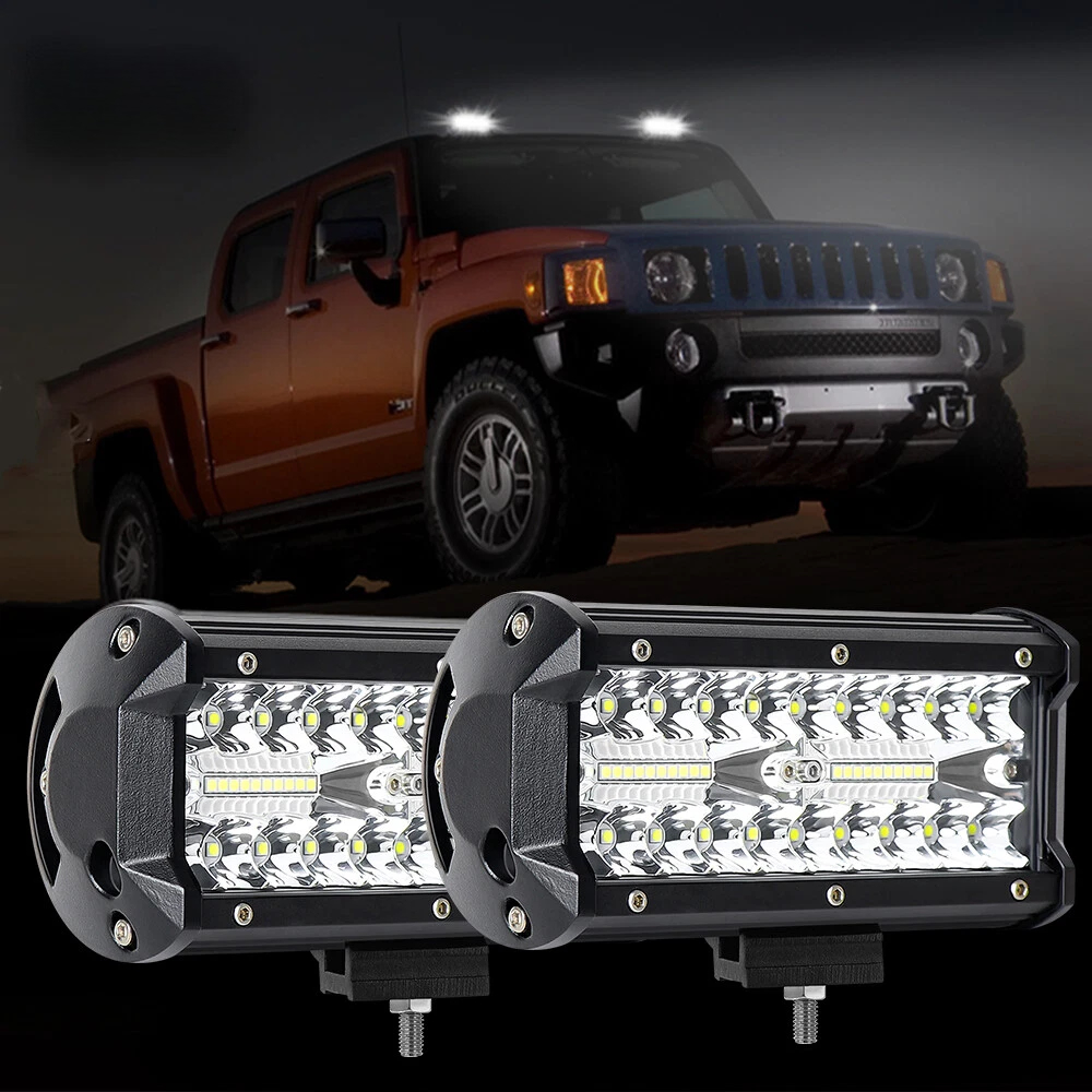 12V 24V ヘッドライトトラックファームトラクターボート SUV ATV ライトバー/ワークライト車 LED ライトバーオフロード 4x4 スポットライトフォグランプ