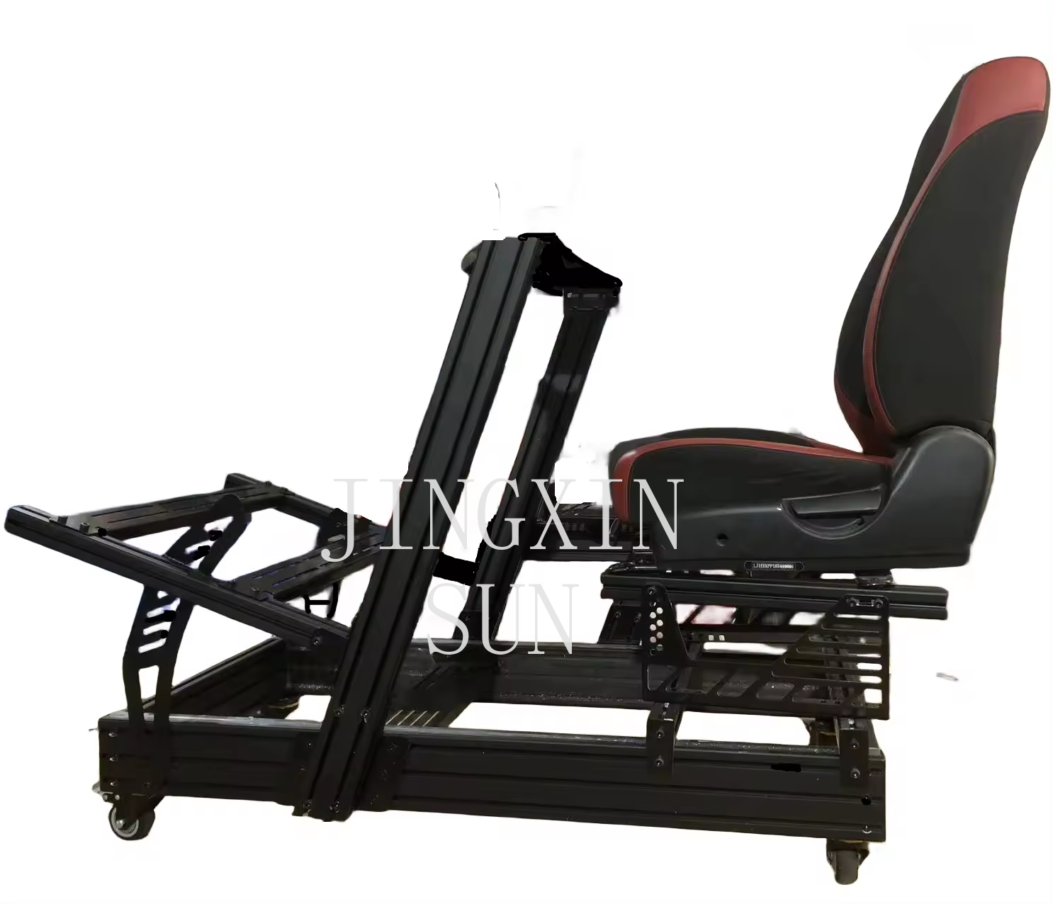 最高の Sim レーシングシート 40*160 ミリメートルアルミプロファイルゲーム車トラック運転シミュレータ椅子 DIY Sim レーシングコックピット Sim リグ