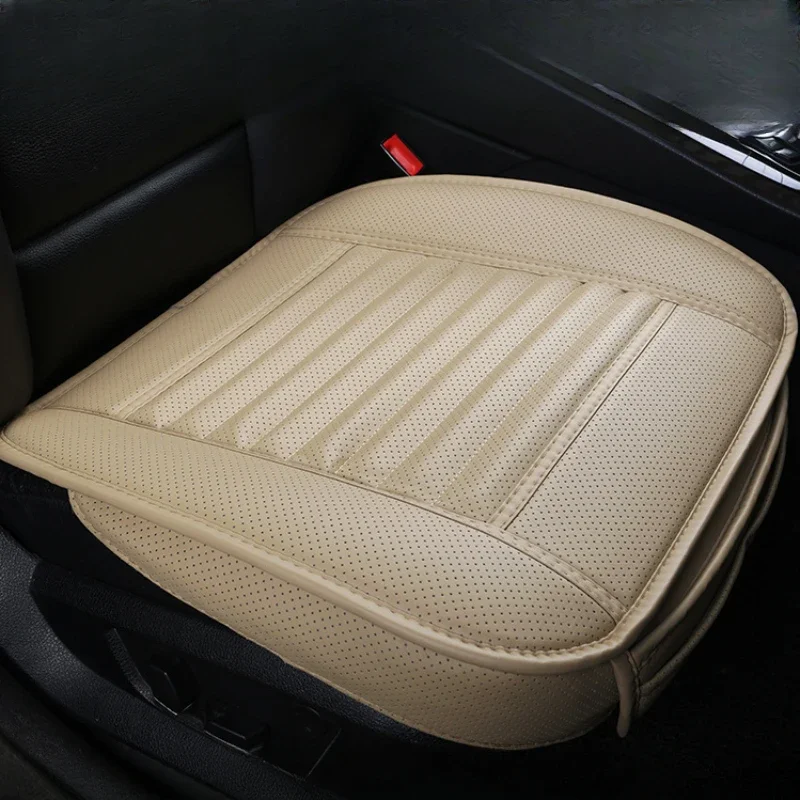 ユニバーサルカーシートカバー通気性 Pu レザーパッドマット自動車椅子クッション車のフロントシートカバー四季アンチスリップマット