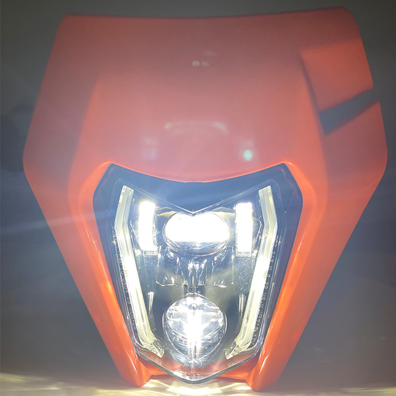 KTM Led ヘッドライト EXC エンデューロオートバイヘッドランプ SX XC XCF SXF SMR SMC XCW EXCF ダートバイクモトクロス修正されたアクセサリー
