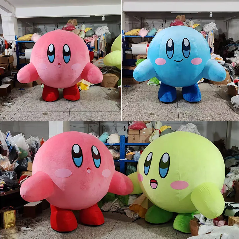 インフレータブルかわいい小さなラウンドボールマスコット衣装ホットゲーム漫画人形服ハロウィンカーニバルパーティーイベントアパレル