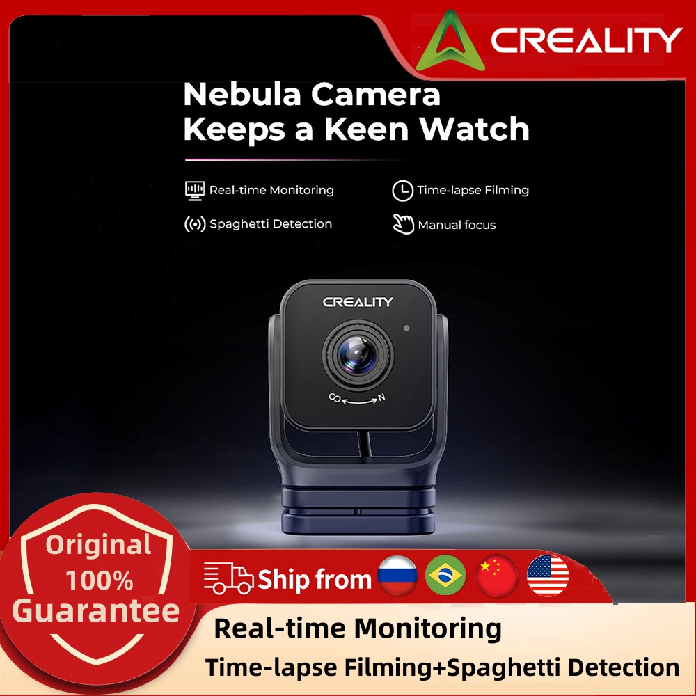 Creality Nebula カメラナイトビジョン 1080P USB カメラ 24 時間リアルタイム監視スパゲッティ検出タイムラプス撮影