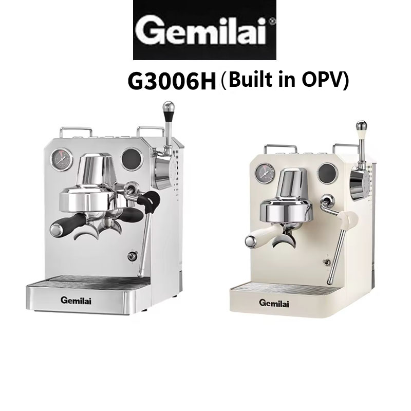 Gemilai フクロウ G3006H 小型家庭用半自動コーヒーマシン挽きたてイタリアエスプレッソマシン 220V