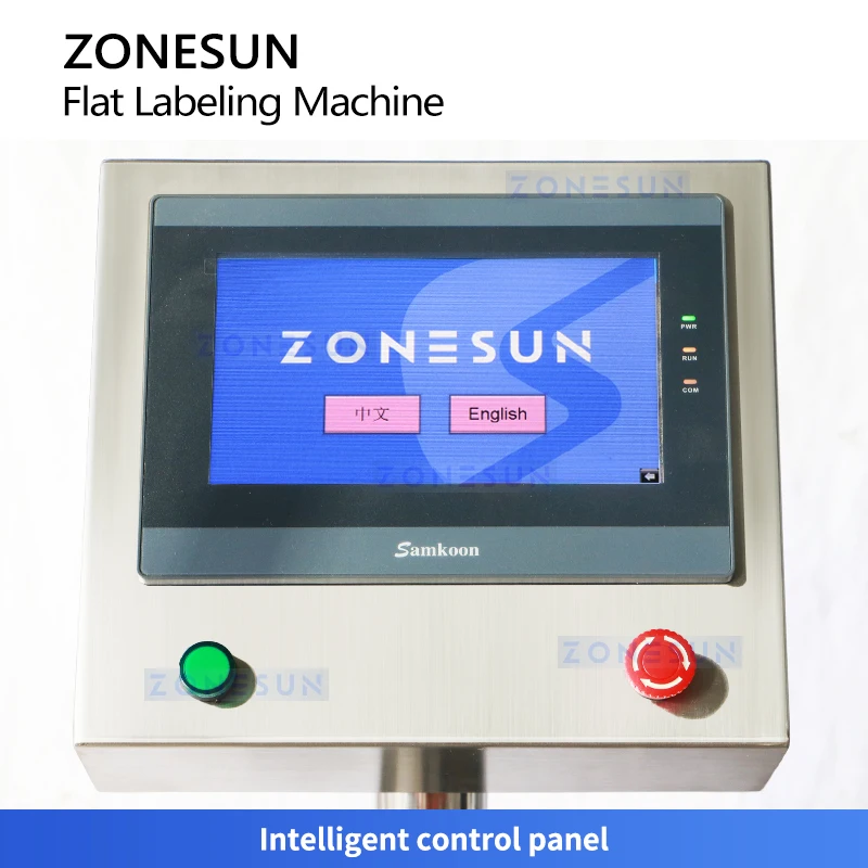 ZONESUN ZS-TB161PO ジャー蓋紙用インクジェットプリンター付き高速フラットラベリングマシン
