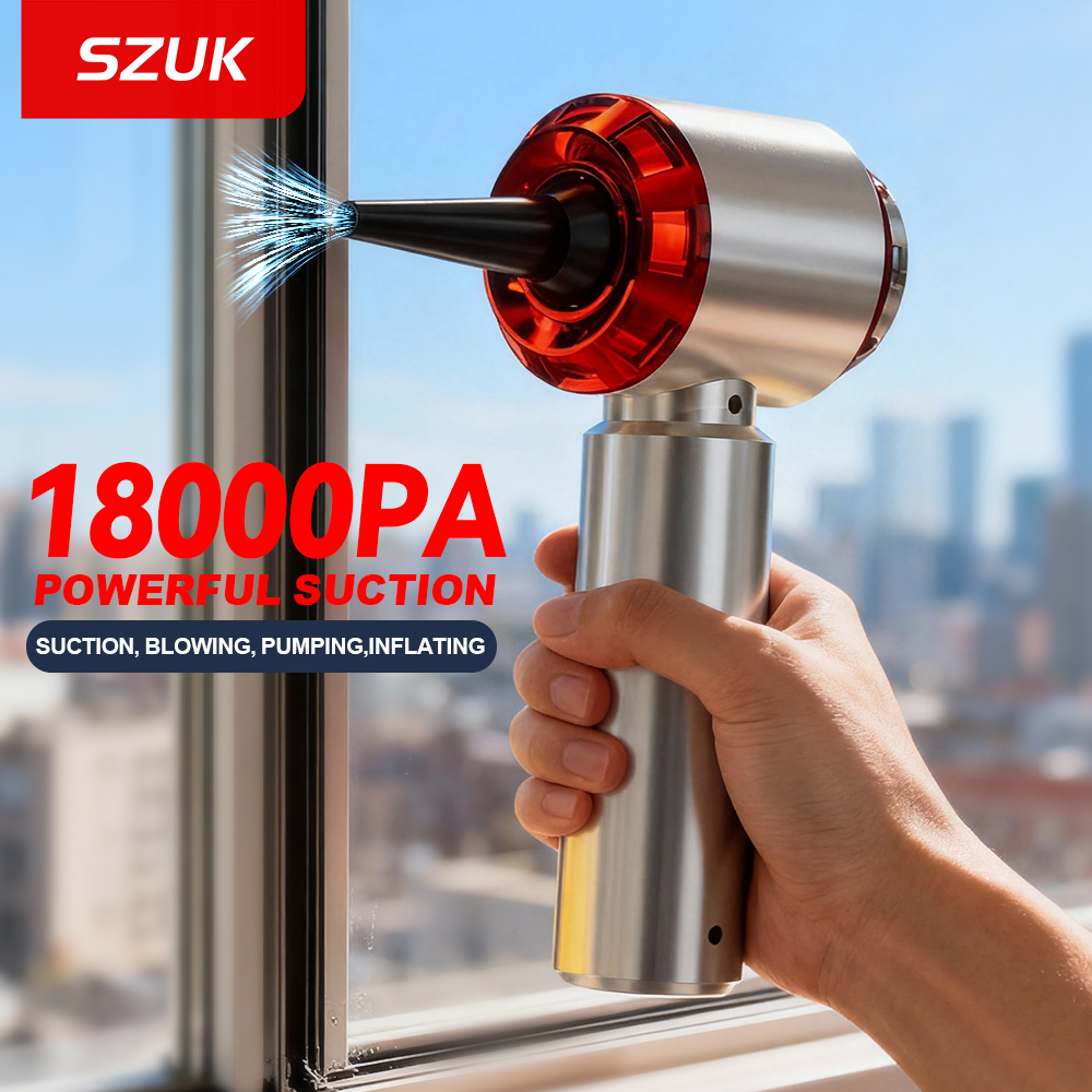 SZUK C012 18000Pa 車の掃除機ポータブルハンドヘルドワイヤレス強力な吸引カークリーナー洗浄機ミニ掃除機