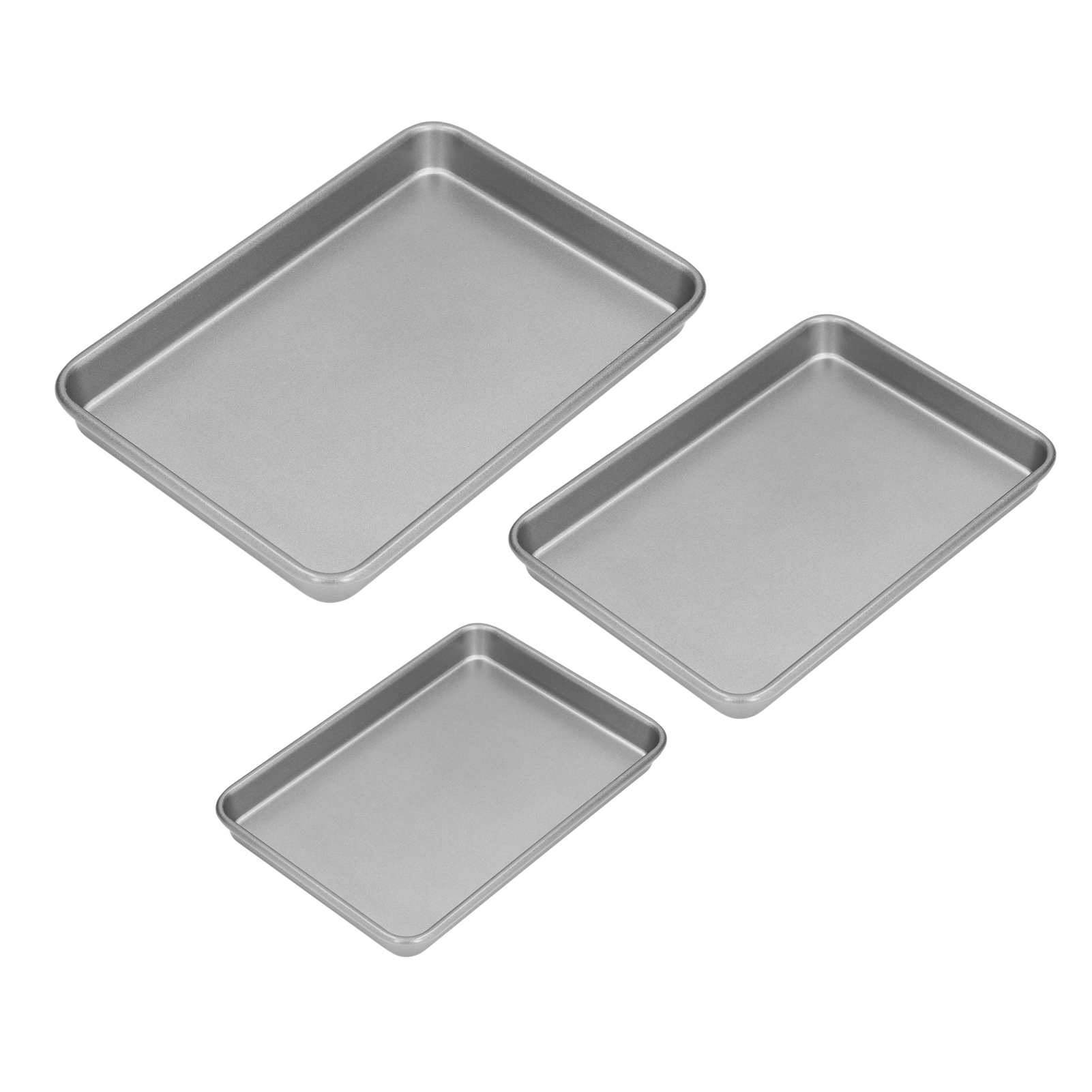 長方形ベーキングトレイステンレス鋼ノンスティック高温耐性ビスケットクッキー家庭用キッチン用ベーキングパン