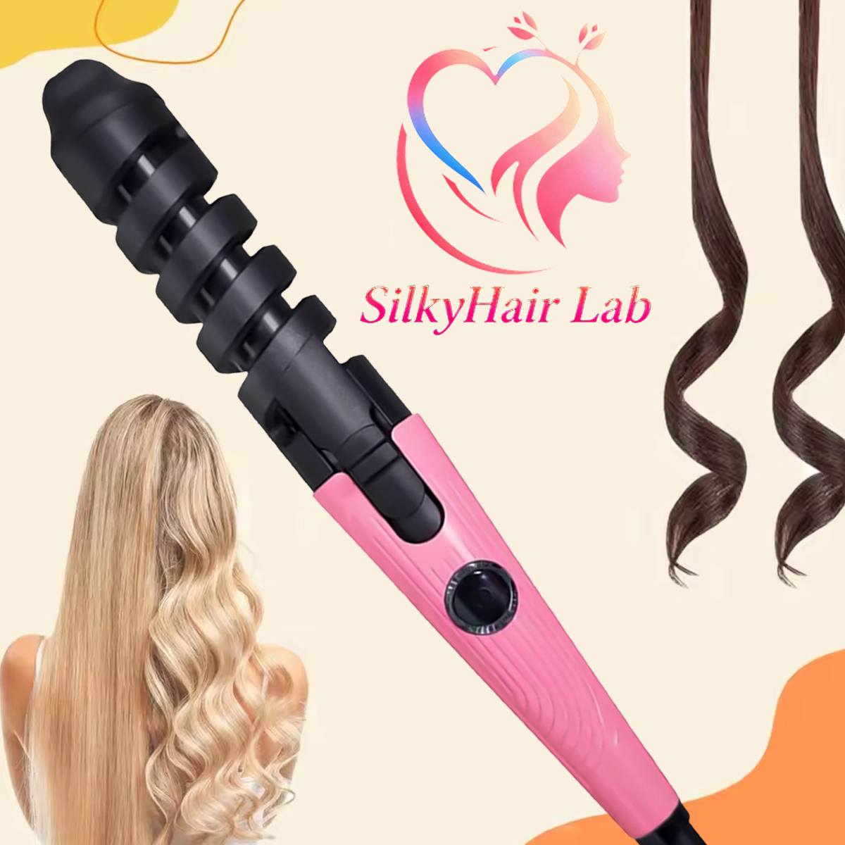 2-in-1 ヘアアイロンセット、ショート、ミディアム、ロングヘア用のインスタントヒートアップ、女性用ヘアツールホリデーギフト