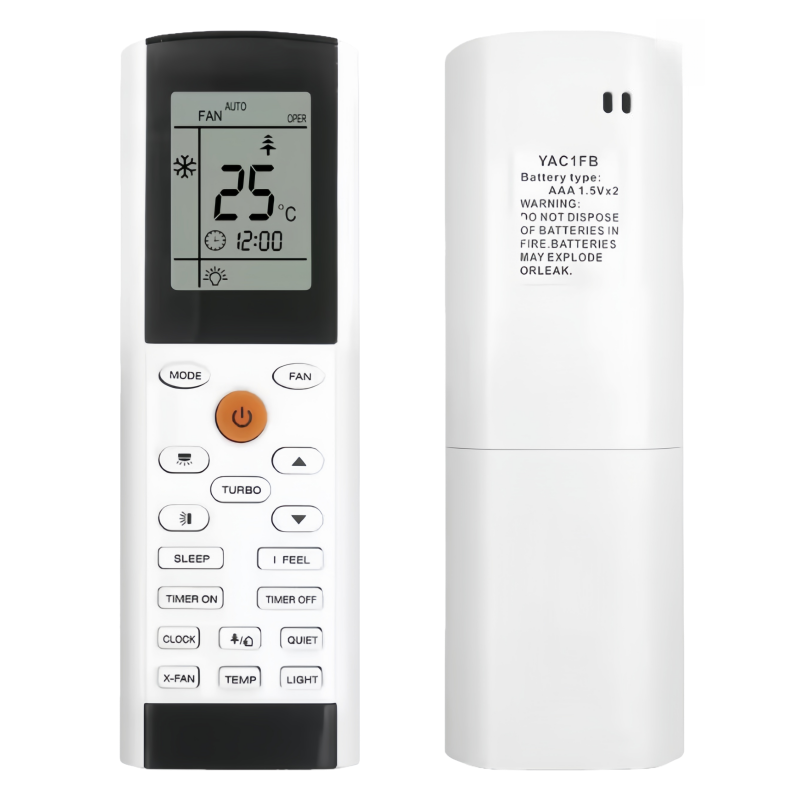 ユニバーサル AC エアコンリモコン交換品 Gree ELECTROLUX TADIRAN モデル YACIFB YAC1FB YAC1FB6 に対応