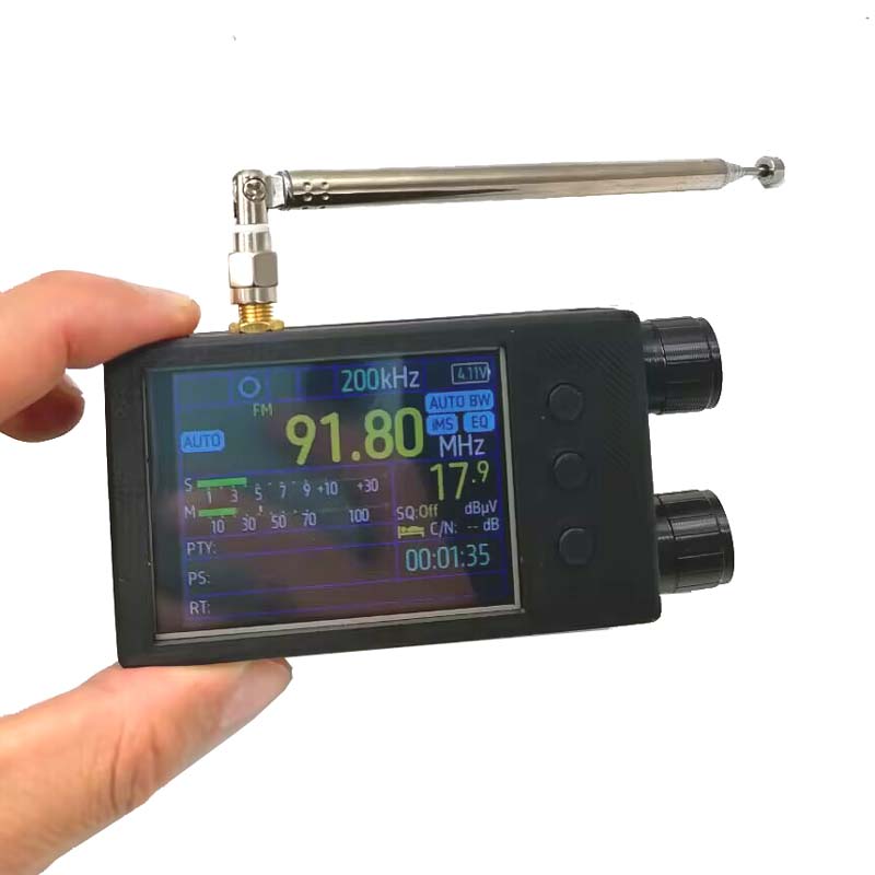 ポータブル ミニ TEF6686 全バンド ラジオ タッチ スクリーン LW/MW/SW/FM/AM フルバンド短波受信機