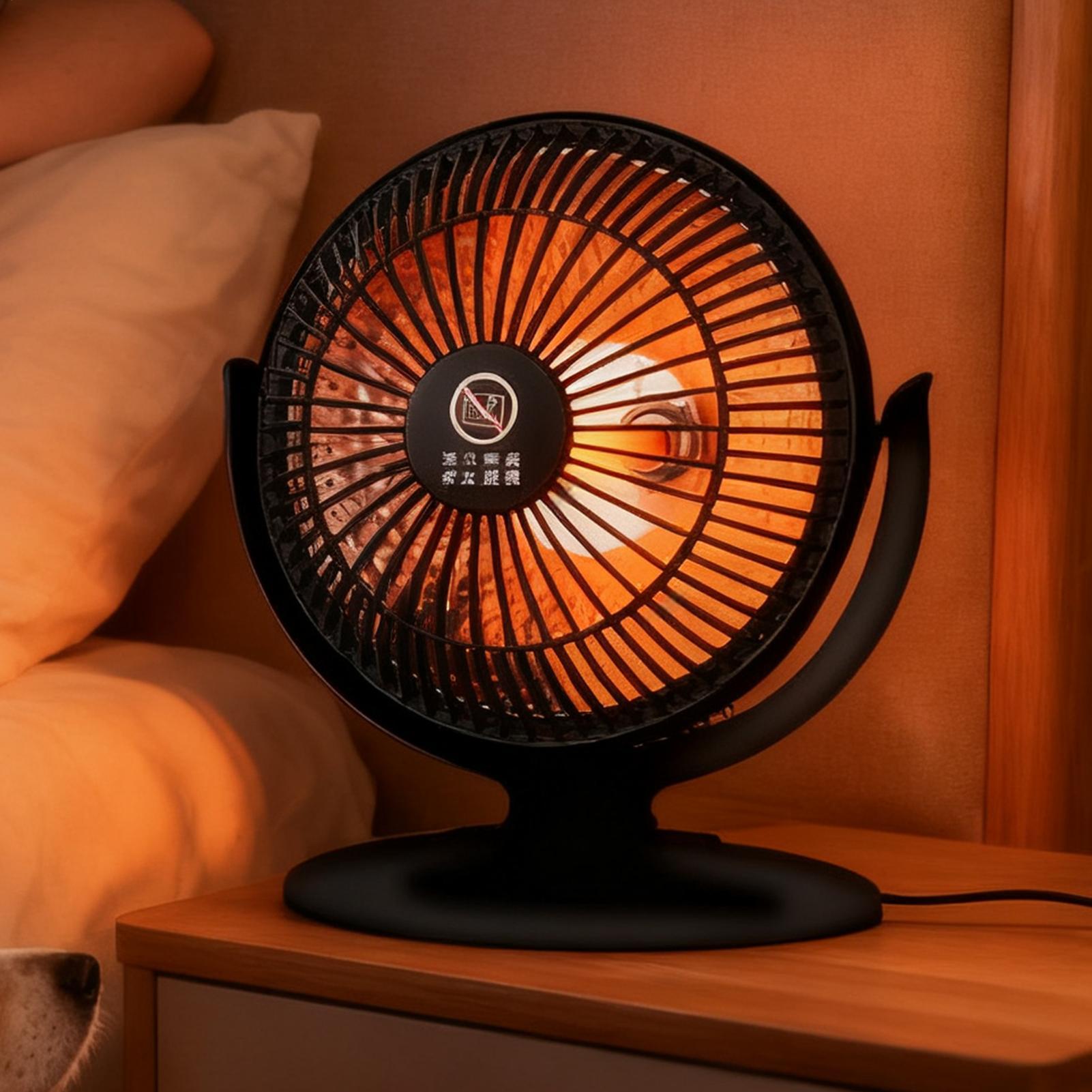 スペースヒーター ポータブル 200W 家電 6インチ ダンピングシャットダウンヒーター オフィス ホーム 寝室 屋内 バスルーム リビングルーム用