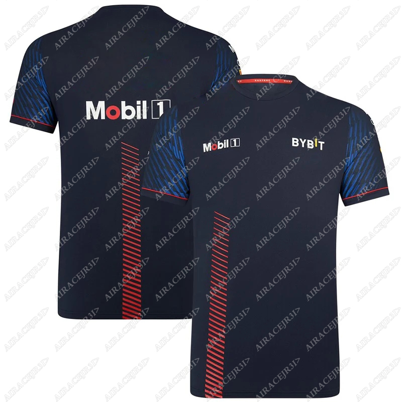 ブルレーシングホンダチームモータースポーツスポーツ Tシャツメンズカーファン速乾性色褪せないジャージ夏
