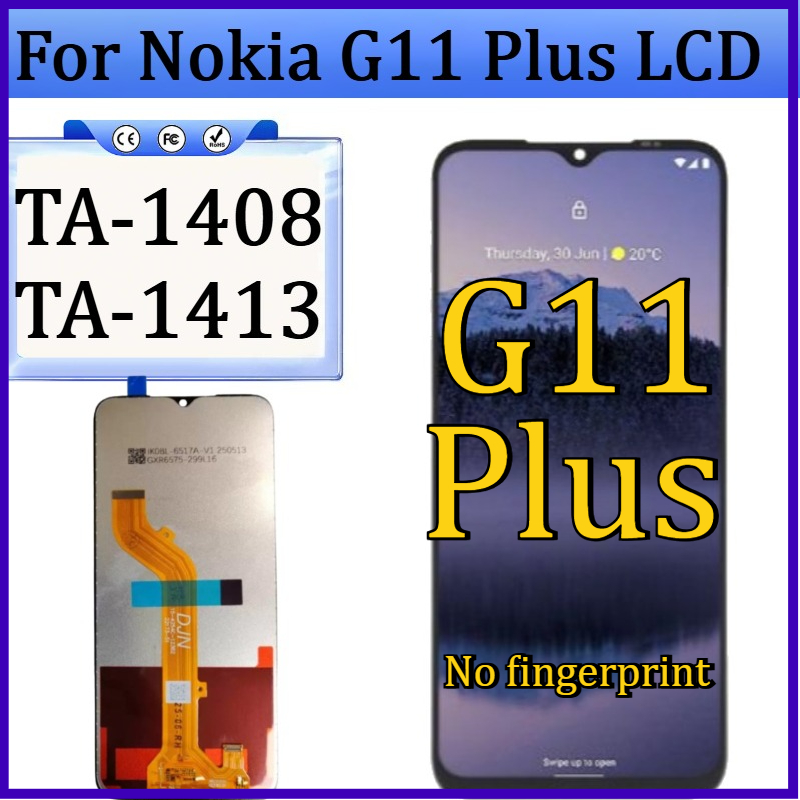 新しい TFT ディスプレイノキア G11 プラス TA-1408 1413 Lcd ディスプレイタッチスクリーンデジタイザアセンブリの修理交換部品