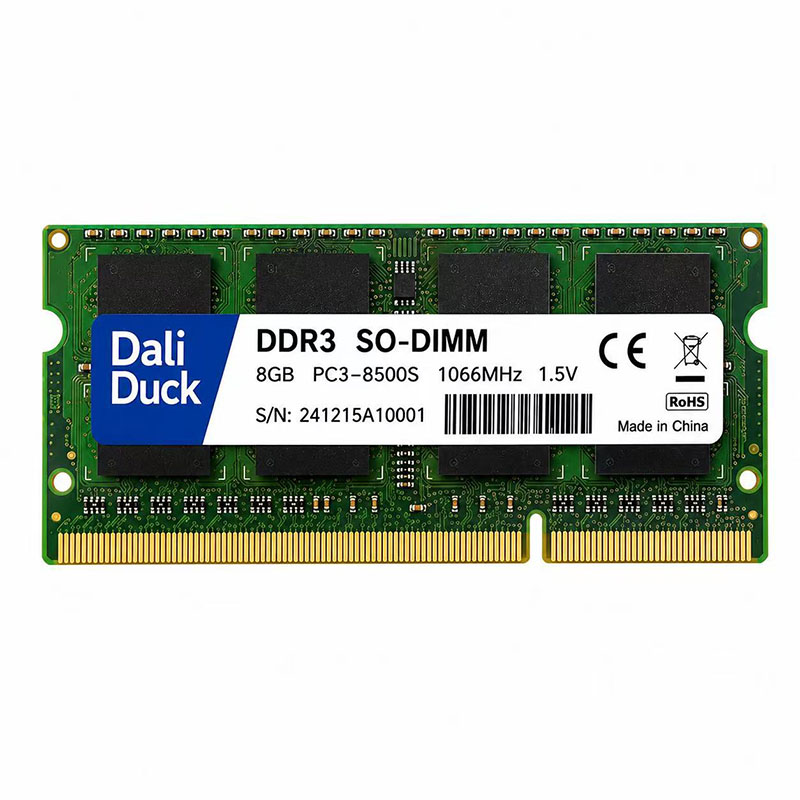 DaliDuck DDR3L RAMメモリ 4GB 8GB 1066MHz PC3L 8500S 204ピン 1.35V SODIMM ノートパソコン用