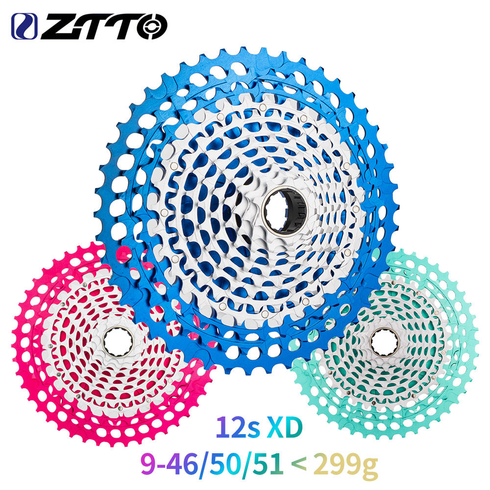 ZTTO SLR3 12s MTB CNC カセット 9-46T 9-50T 9-51T XD 12 スピードスポーク超軽量 300 グラム未満 K7 12 スピードユニバーサル